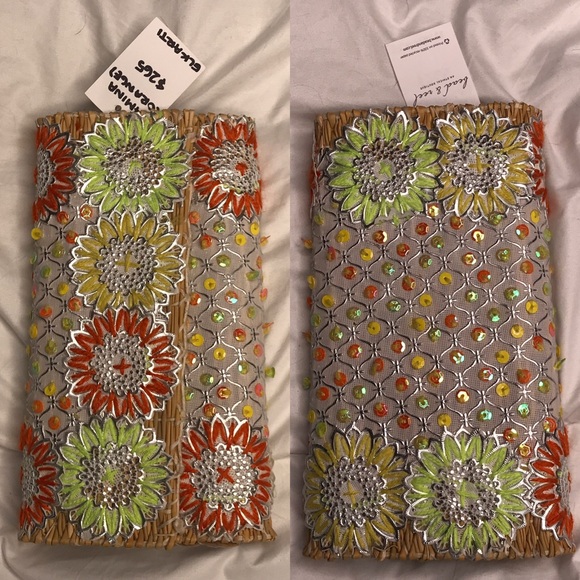 Handmade Vegan Sequin Clutch Purses - Picture 3 of 8